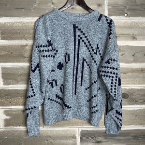 Le Tigre vintage geometric Retro knitted sweater